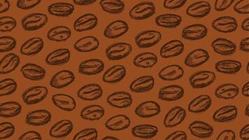 coffee bean seamless pattern. background coffee beans seamless pattern. Seamless Coffee Bean Pattern for package. coffee beans. vector