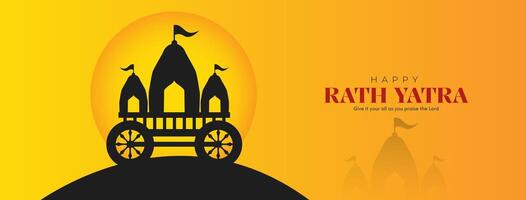 Jagannath Rath Yatra Social Media Poster, Banner, Web Banner , Print Design vector