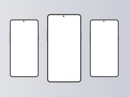 Realistic Models Smartphone vector