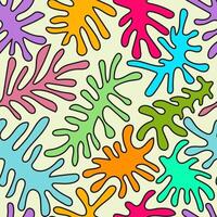 A colorful, vibrant, abstract splat pattern vector