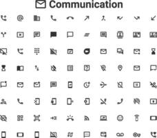 Collection of web icons for UI and web design. EPS 10 file with a white background. vector