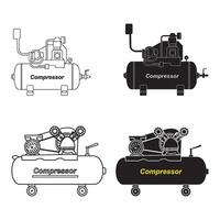Compressor icon design vector