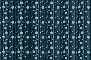 Illustration, Abstract pattern of light blue circle with blue line color on deep blue background. vector