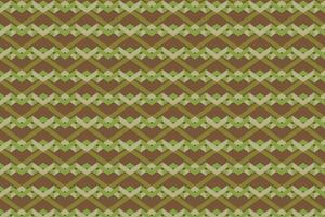Illustration Wallpaper, Abstract Geometric Style. Repeating abstract multicolor of green line on brown background. vector