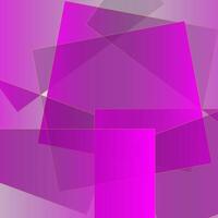 Abstract background in the form of a geometric pattern of pink transparent quadrangles vector