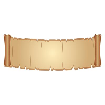 Parchment Paper Scroll Ribbon