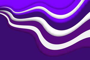 Purple curved banner vector