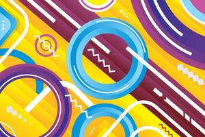 Abstractcircle shape geometric background vector