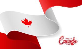 Canada day background or banner design template celebrated on July 1st. Canada independence day background vector
