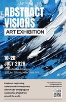 Art Exhibition Poster template