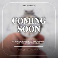 Watch New Product Coming Soon Instagram Post template