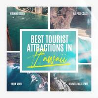 Summer Travel Destination Instragram Post template