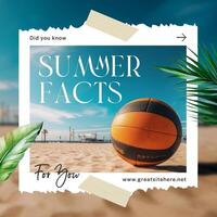 Summer Fact Caraousel Template