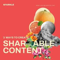 infographic for social media post template
