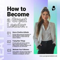 Business Tips for Linkedin Post template