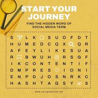 linkedin post trivia social media design ideas template