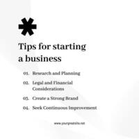 Black White Minimalist Starting a Business Linkedin Post template