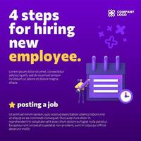 Infographic Post for LinkedIn template