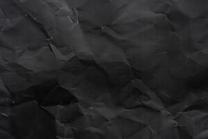 Crumpled Paper Texture Macro Close-Up for Background photo
