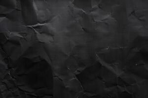 Crumpled Paper Texture Macro Close-Up for Background photo
