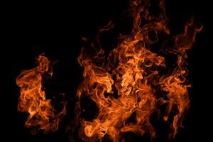 Abstract Motion Pattern of Fire Flames, Overlay Background Texture photo