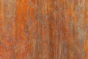 Macro Shot of Corrosion Patterns on Aged Steel Surface, Textured Background photo