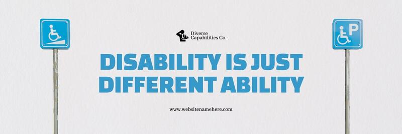 Disability Social Worker Organization Twitter Header Template