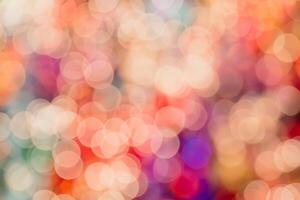Soft Pink Bokeh Lights for Background Texture photo