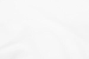 White Fabric Texture Background with Gentle Waves photo