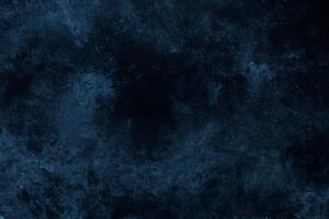 Weathered Blue Cement Wall with Grunge Textures photo