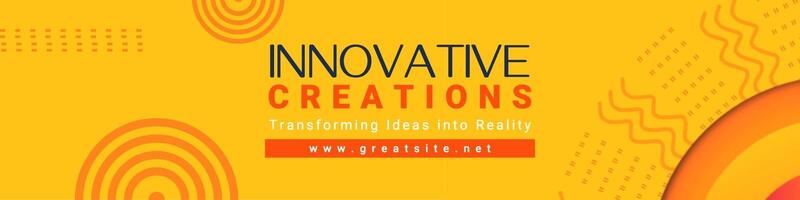 Creative Company Linkedin Banner template