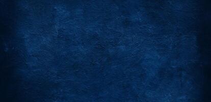 Cyan Textured Concrete Wall Background with Copy Space photo
