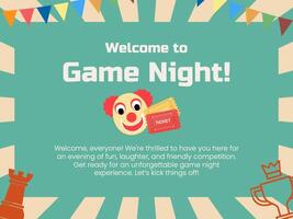 Game Night Presentation template