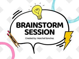 Brainstorm Session Doodle Presentation template