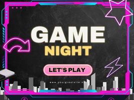 game night presentation design ideas template