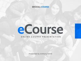 Blue White Minimalist Education Presentation template