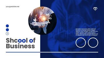 School of Business Presentation Template