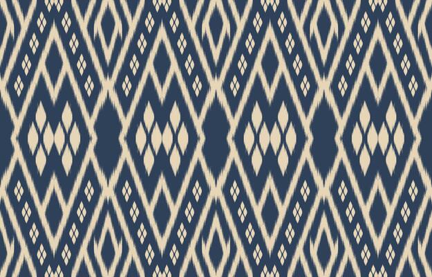 Ethnic abstract ikat art. Aztec ornament print. geometric ethnic pattern seamless color oriental. Design for background ,curtain, carpet, wallpaper, clothing, wrapping, Batik.