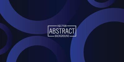blue abstract background with circles vector