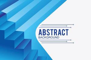 Geometric blue background gradient color vector