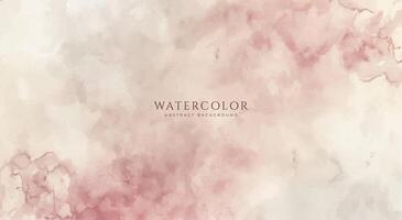 Abstract horizontal watercolor background. Neutral light colored empty space background illustration vector