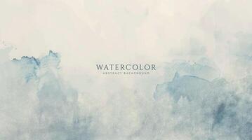 Abstract horizontal watercolor background. Neutral light colored empty space background illustration vector