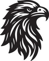Eagle silhouette on a white background vector