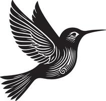 BIRD silhouette on a white background vector