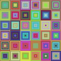 Colorful square pattern mosaic background design vector
