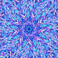 Hypnotic abstract round tile mosaic pattern background design vector