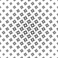 Monochrome seamless polygon pattern vector