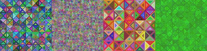 Abstract triangle polygon background collection vector