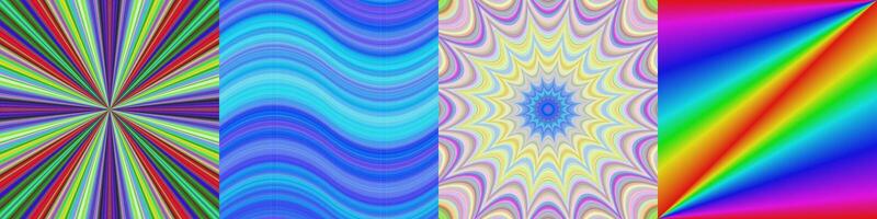Colorful abstract background collection vector