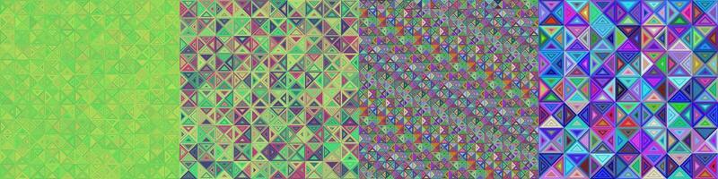 Abstract triangle polygon background collection vector